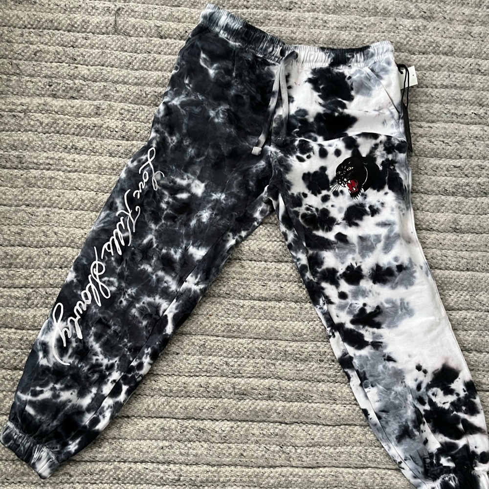 SOLD! Brand New never worn Ed Hardy tye dye sweatpants/joggers